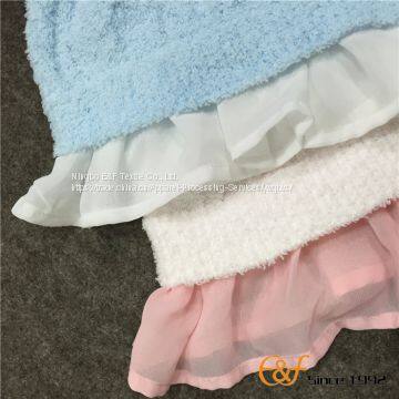 Falbala Long Sleeves Special Cable Pattern Sweater for Girl photo-5