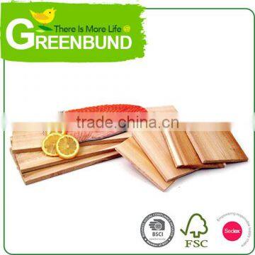 Top Quality BBQ Barbecue Red Cedar Grill Planks Board photo-5