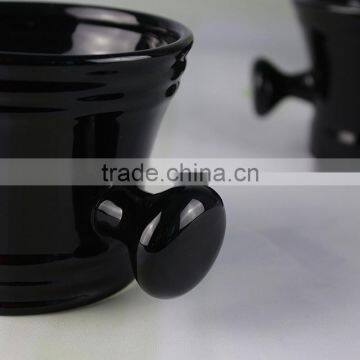 Home & Garden Bathroom Accessories Ceramic Black Shaving Bowl