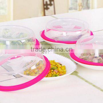 Prevent Oil Splash Food Heating Insulation Plastic Microwave Cover photo-4
