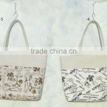 Fashion Canvas Tote Bag With Printed Pattern photo-3