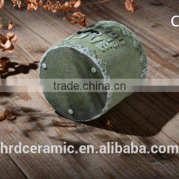 Hot Sale Indoor Antique Cement Flowerpots & Planters photo-2
