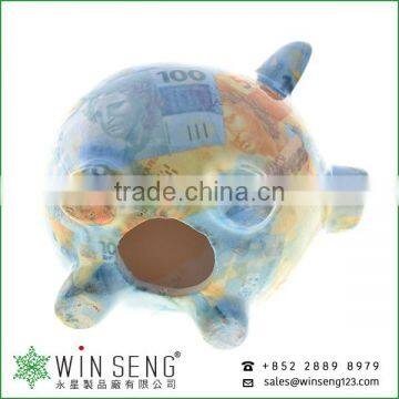 Cheap Ceramic Cute Animal Shaped Piggy Bank Money Saving Pot Box for Promotion Gifts photo-4