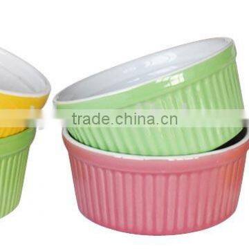 2017 Promotional ceramic nice cheap ramekin bowl