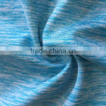 2017 Laterst Soft Elastic Blue Color Stretch Polyesyer Spandex Fabric for Sportswear photo-2