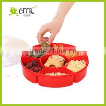 Emc Food Storage Boxes, Food Storage Box With Dividers, Round Shape Plastic Food Storage Box photo-3