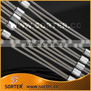 Stainless steel 304 rope cable mesh fence