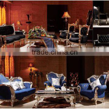 MS-1410-04 Leading Antique Furniture Sofa Set With Cushion photo-3