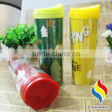 160z Double-wall Plastic Travel Mug With DIY Paper Insert photo-2