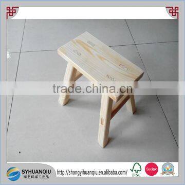 Handmade plain child wooden chair