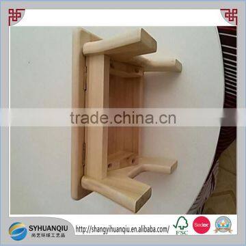 Rustic Wood Material Handmade Wooden Nurse Stool photo-4