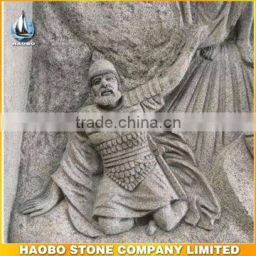 wholesale Natural Granite Soldier Statue