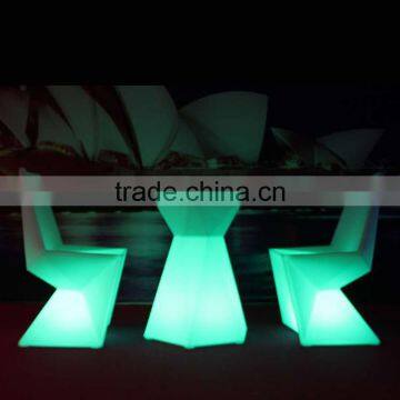 Illuminated Diamond Shape Table and Chair photo-2