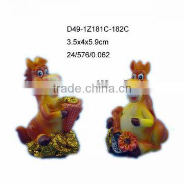 2014 polyresin horse statue