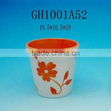 HANDPAINTING CERAMIC FLOWER POTS PORCELAIN FLOWERPOT DECORATION