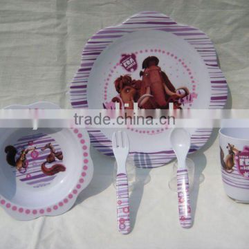 melamine 5pcs kid set