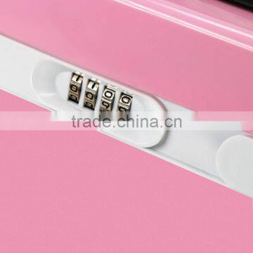 Professional Girly Plastic Makeup Box Beauty Cosmetic Box (Pink) photo-5
