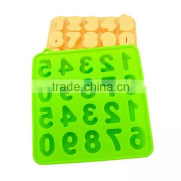 Cute 0-9 Arabic Numeral Shaped Bpa Free Silicone Ice Tray photo-3