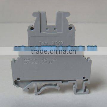 UKK3 DIN Rail Terminal Blocks Double-deck photo-3