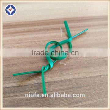 10cm Green Plastic Coated Single Wire Twist Tie For Garden photo-4