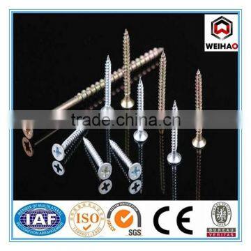 High quality Zinc plated screw wood