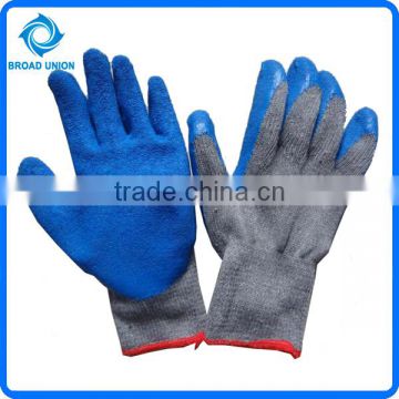 10 Gauge Latex Coated Gloves Work Gloves Grey Gloves