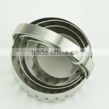 47098 4 Pcs Round Shape Stainless Steel Cookie Cutter Set
