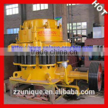 pulley spring type conical crusher for secondary crushing stage