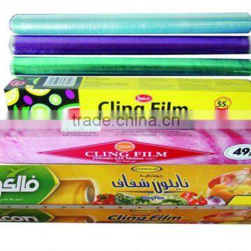 Best Fresh Pvc Food Grade Stretch Wrap Film PE Transparent Soft Cling Film photo-3