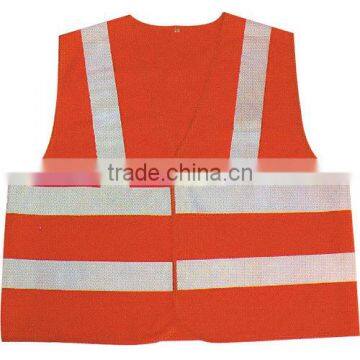 Printed Warning Vest Reflective Winter Safety Vest