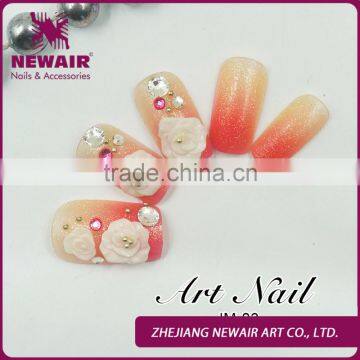 2016 Fashion Artificial Nail Tips Design Color Finger Nail Tip Designed Nail Tips Wholesale photo-2
