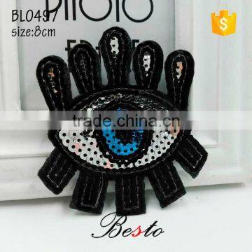 Custom Wholesale Bow Sequin Butterfly Applique for Garment photo-6