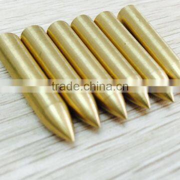 8mm Long Copper Bullet Points For DIY Archery Target Arrows