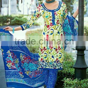 Pure Cotton Readymade Designer Printed Suits