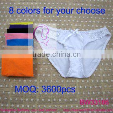 Cotton white women underwear hot woman underwear