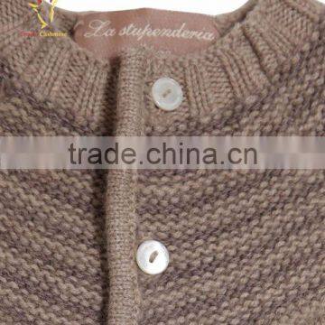 Cashmere Wool Knitting Pattern Children Cardigan photo-4