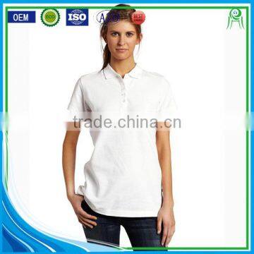 100% Cotton Custom Design Blank Polo Shirt Women photo-3