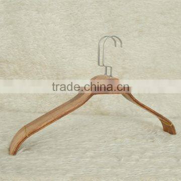 Brand New Low-price Wooden Coat Hanger Antique Wooden Suits Hanger Wooden Hanger