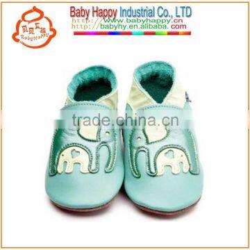 Baby Shoes Elephant Pattern Soft Sole Leather Kids Shoes photo-2