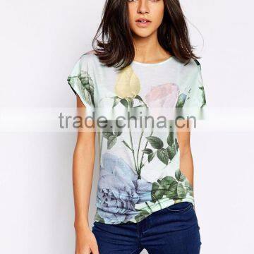 High Quality Round Neck Short Sleeve T-shirt Printing Wholesale t Shirt photo-2