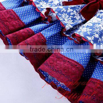 Spanish Flower Girl Dress Baby Cotton Frock Design for 3 Years Old Girl Wear photo-4