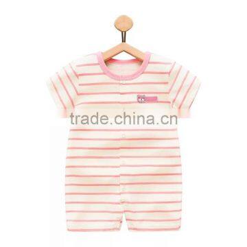 Wholesale Baby Cotton Rompers Cute Printed Short Sleeve Baby Onesie photo-4