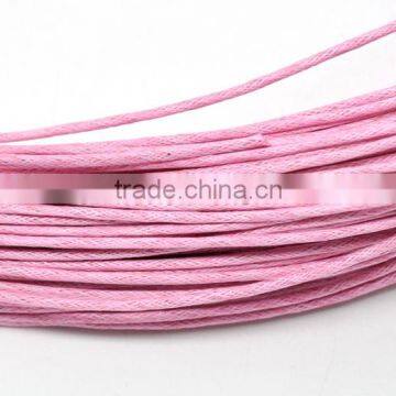 High Quality 80M Pink Waxed Cotton Necklace Cord 1.5mm photo-2