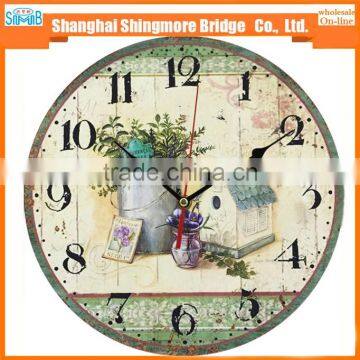 alibaba china cheap wholesale high quality decoration round wall clock