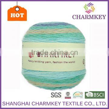 2017 Hot cake yarn washed and dried acrylic wool yarn affordable fancy knitting yarn perfect for any season