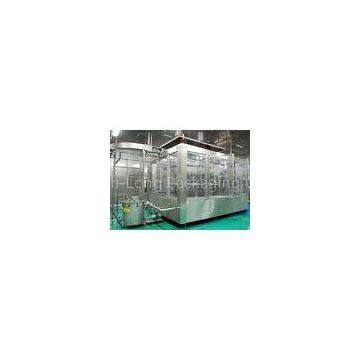 Stainless Steel Liquid Bottle Purified Water Filling Machines With Rinsing, Capping