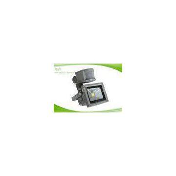 Super Bright Outdoor 10W LED Security Light with PIR Montion Sensor for Lawns , Square