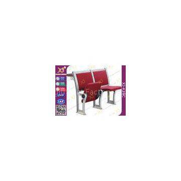 Non Armrest Multi - Layer Plywood Lecture Hall Seating With Fireproof Board