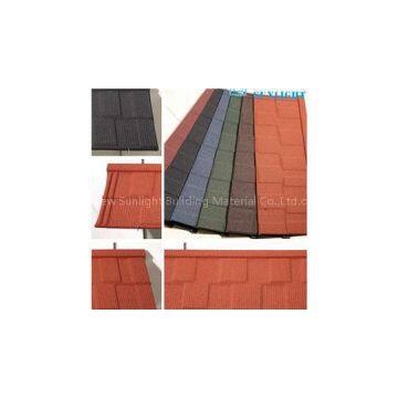 Shingle Type Corrugated Colour Stone Coated Steel Roofing Sheets Metal Roofing Materials