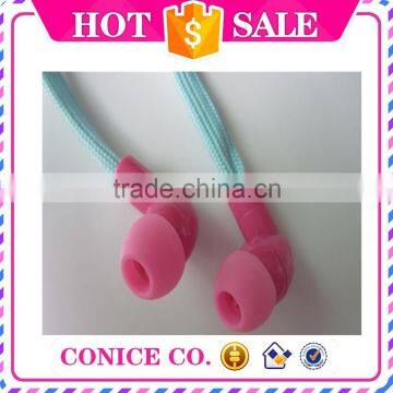 2015 Most Stylish Top Quality Stereo Sound Shoelace Earphone for Wholesale photo-6
